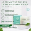 Greenlab Elicicoltura Crème Visage Bave descargot Pure 85% Gaia 50ml. Hydratant, Antiage, Apaisant, Nutritif, Étirer les rid