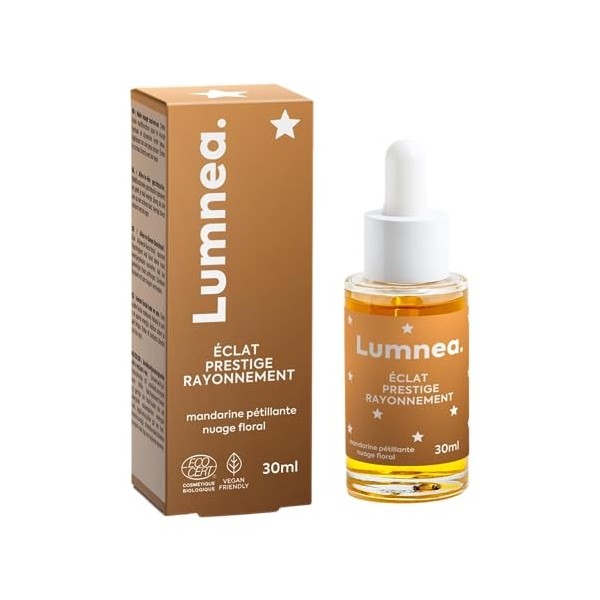 Lumnea. - Huile Visage Bio Tout-en-Un - Hydratation, Nutrition & Éclat - Apporte Éclat et Radiance - Tous Types de Peau - 30m