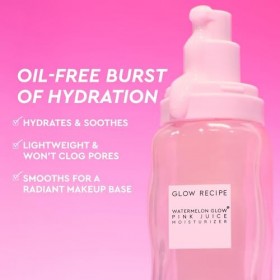 Glow Recipe Gel hydratant au jus de rose, gel hydratant coréen pour peau de verre, hydratant sans huile pour le visage à lac