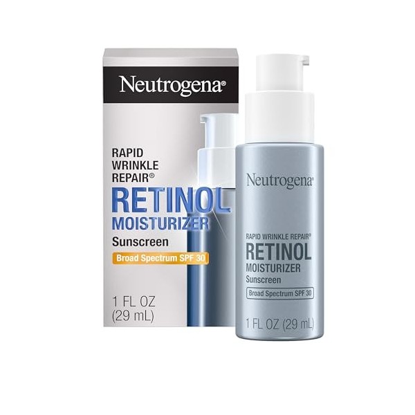 Neutrogena Hydratant Rapid Wrinkle Repair - Estompe lapparence des rides - Résultats visibles en une semaine - FPS 30 - 30 m