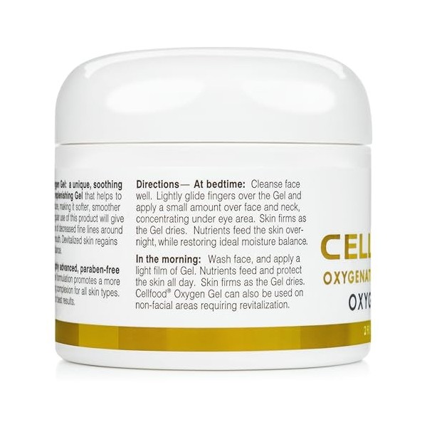 Lumina Health Cell Food, Oxygenating Skin Care, Oxygen Gel, 2 fl oz 59 ml 