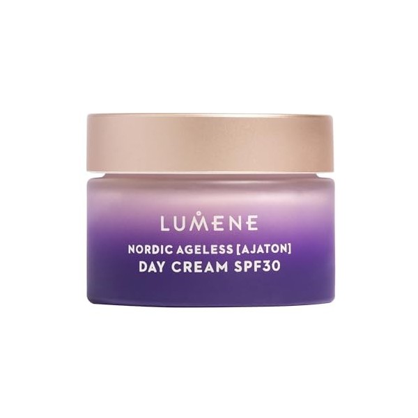 LUMENE [AJATON] Nordic Ageless Radiant Youth Day Cream | SPF 30 | Raffermisse, nourrit et protège la peau | Avec jus de boule