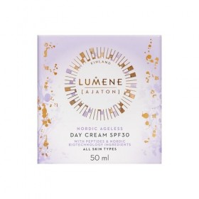 LUMENE [AJATON] Nordic Ageless Radiant Youth Day Cream | SPF 30 | Raffermisse, nourrit et protège la peau | Avec jus de boule