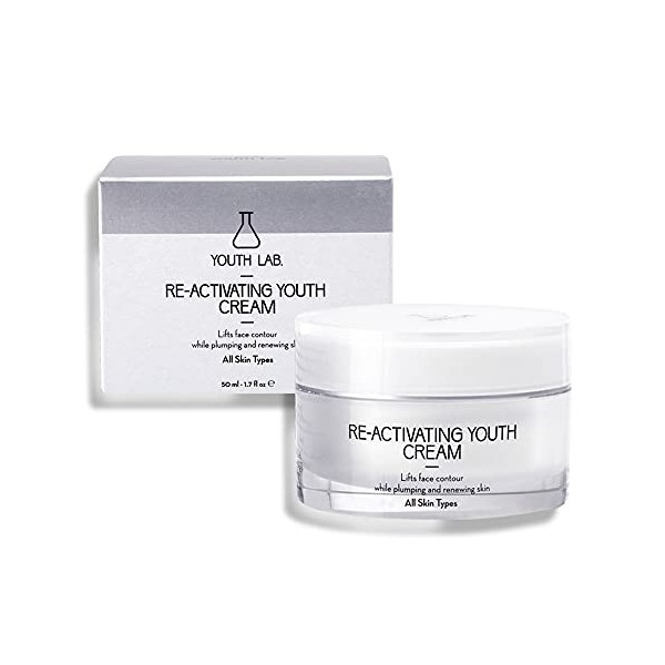 YOUTH LAB. - Crème Visage Hydratante Réjuvenatrice | Effet Liftant Instantané | Comble les Rides | Restaure Fermeté & Densité