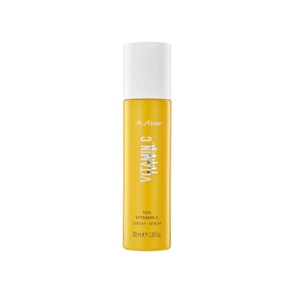 M. Asam Vitamine C Intense Sérum 10 % 100 ml – Vitamine C hautement dosée, sérum anti-âge pour une brillance éclatante, soi