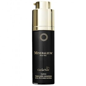 Mineralium - Concentré Triple Action Ageless à lExtrait de Caviar - Firme, Lifte et Nourrit en Profondeur - Vitamine C, Coll