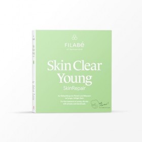 Skin Clear Young - Pour le traitement des peaux grasses avec boutons et points noirs jusquà 22 ans.Paquet pour 28 jours.Végé