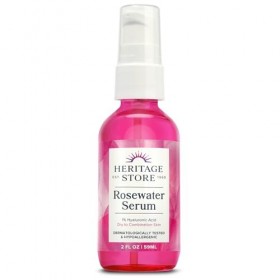 Rosewater Serum with 1% HA 2 ounces by Heritage Store, Edgar Cayce