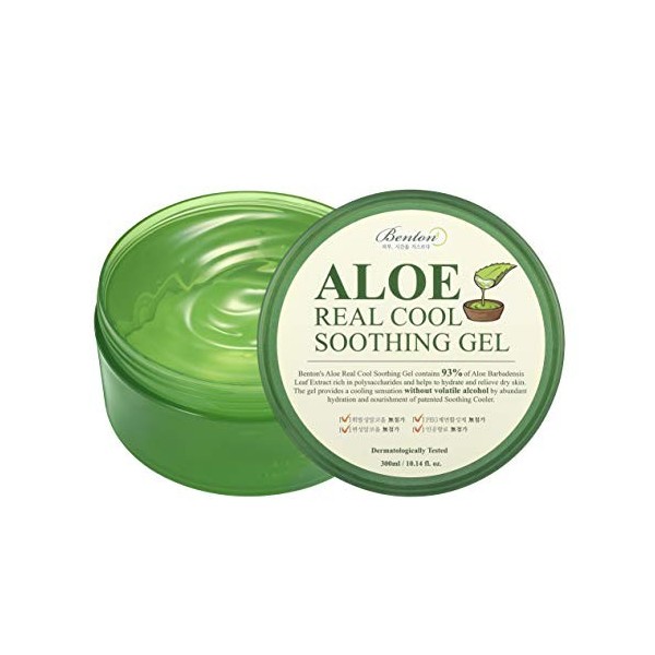 Benton Aloe Real Cool Soothing Gel 300 ml Crème Jour et Nuit