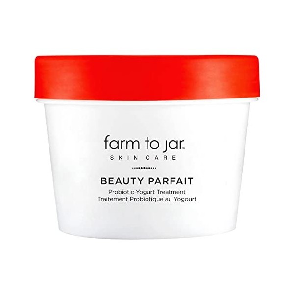 Aloette Beauty Parfait Probiotic Yogurt Treatment - Calming and Hydrating Mask - Infused with Natural Papaya Extracts - Reduc
