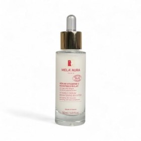 Mela Aura Sérum Vitamine C Booster dÉclat, Clarifie, Unifie et Sublime le teint, Réduit les rides, Contenance 30 ml