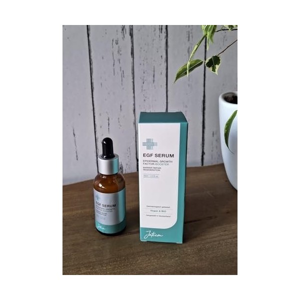 JATEEM 30 ml de sérum EGF hautement dosé pour réparer lacné, les cicatrices chirurgicales, les rides, les brûlures et les ta ...