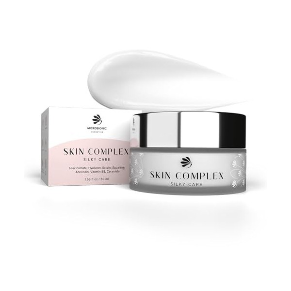 MICROBIONIC Skin Complex Silky Care Crème de jour avec céramides, niacinamide et hyaluronique Renforce la barrière cutanée et