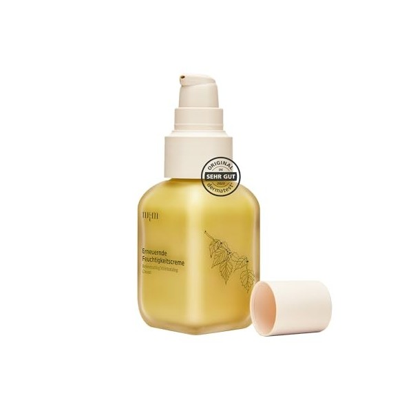 nkm Naturkosmetik München Crème hydratante régénérante – 50 ml – Fluide pour le visage à lacide hyaluronique – Hydrate – Veg