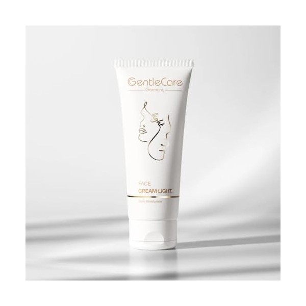 GentleCare Crème visage anti-âge légère pour peaux à imperfections et grasses - Soin hydratant non comédogène - Absorption ra
