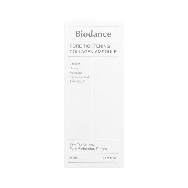 BIODANCË - Ampoule de collagène raffermissant des pores - 50 ml - Sérum raffermissant les pores