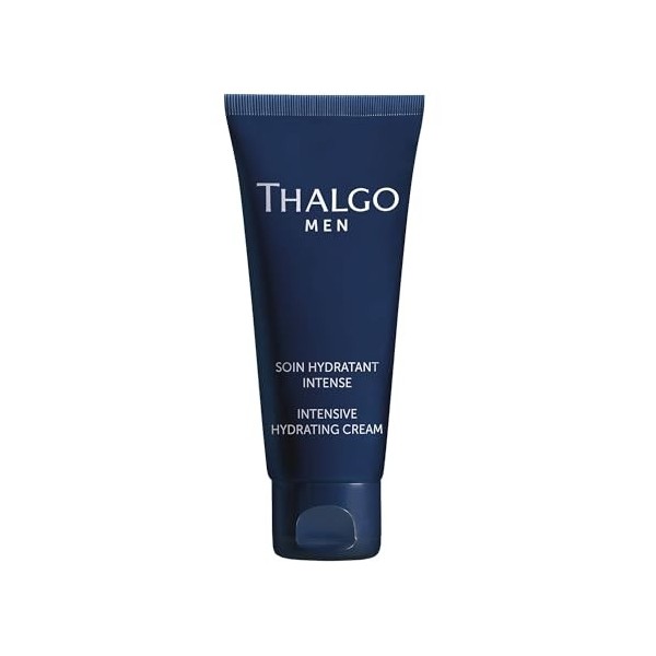 THALGO Men Intensiv Crème hydratante – Soin en profondeur avec eau de source de mer pour une hydratation longue durée, crème 