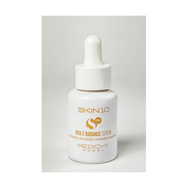 MEDICHY MODEL - Skin10 Vita C Radiance Serum - Eclaircissant et rajeunissant - Formule anti-pollution et antioxydante à la vi