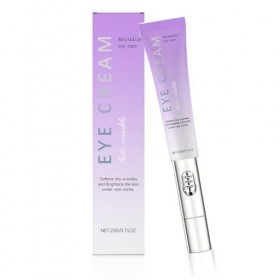 Crème Contour Des Yeux Revitalisante Avec Tête de Massage - Éclaircit, Raffermit et Réduit Les Cernes Et Les Ridules 4pcs 