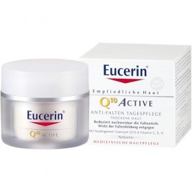 Eucerin Q10 Active für den Tag Anti-Faltenpflege für empfindliche Haut, 50 ml Crème