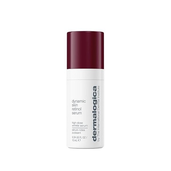 Dermalogica Dynamic Skin Retinol Serum format voyage 10ml - Sérum high tech concentré en rétinol 3,5%. Rides et taches atténu...