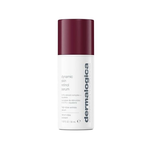 Dermalogica Dynamic Skin Retinol Serum format voyage 10ml - Sérum high tech concentré en rétinol 3,5%. Rides et taches atténu...