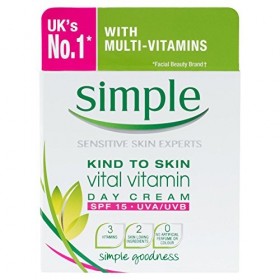 Simple Kind to Skin Vitamine Vital Day Cream SPF15 UVA/UVB 50 ml