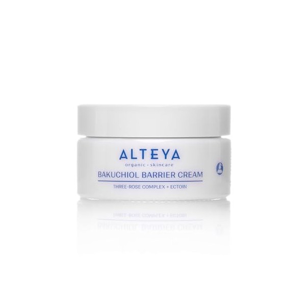 Alteya Bio-Rose Hydrobiome Bakuchiol Barrier Crème 50 ml – Soin de la peau bio certifié NaTRUE avec bakuchiol et ectoïne – Hy