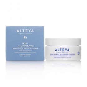Alteya Bio-Rose Hydrobiome Bakuchiol Barrier Crème 50 ml – Soin de la peau bio certifié NaTRUE avec bakuchiol et ectoïne – Hy