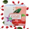 MyGlamy Crème végétalienne à lacide hyaluronique aux baies de GOJI - Hautement dosée - Crème pour le visage bio de lHimalay