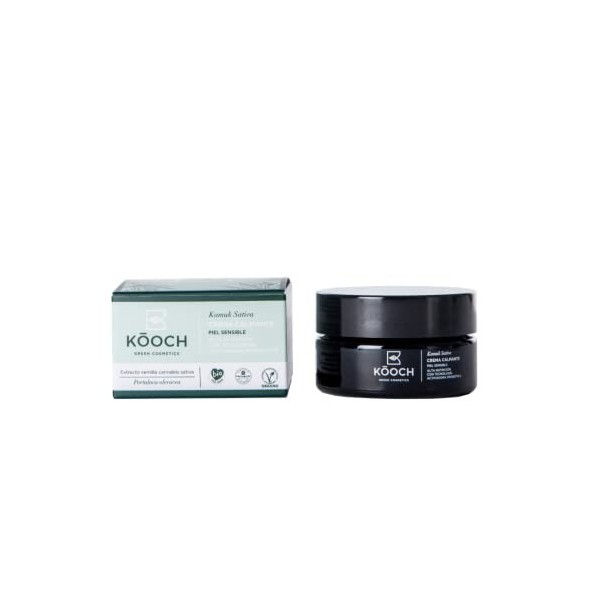 Kooch Kamuk Sativa Sensitive Skin Crème faciale 50 ml, crème végétalienne avec extrait de cannabis, crème hydratante pour le