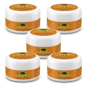Lot de 5 Crèmes Anti-Ride Argan du Maroc | Crème de Jour et Nuit 100ML | Soin Anti-âge Nourrit Hydrate