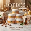 Lot de 5 Crèmes Anti-Ride Argan du Maroc | Crème de Jour et Nuit 100ML | Soin Anti-âge Nourrit Hydrate