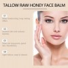 Tallow Raw Honey Lot de 6 baumes hydratants pour le visage et le corps pour peau sèche, crème nourrissante à la lavande pour ...