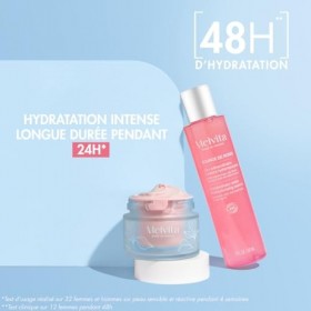 Melvita - Eau Extraordinaire + Crème Hydra Repulpante - Source de Roses - Fabriqué en France