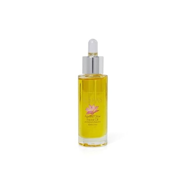 Klara Skincare Ageless Glow Huile pour le visage, anti-âge et raffermissante, alternative au rétinol à base de plantes, 30 ml