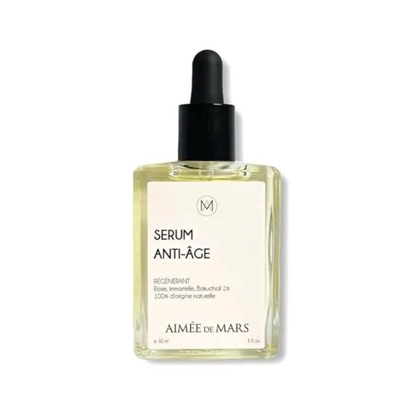 Sérum Anti-Âge Naturel en Huile au Bakuchiol – 100% Naturel & Végan – Alternative au Rétinol – Huile Visage Régénérante et Li