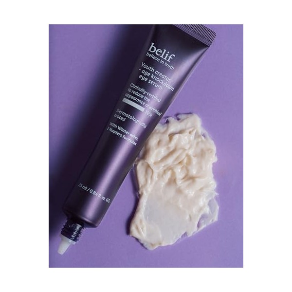 belif Youth creator - age knockdown eye serum | Sérum anti-âge yeux complet, stimule le collagène, réduit rides, raffermit. A...