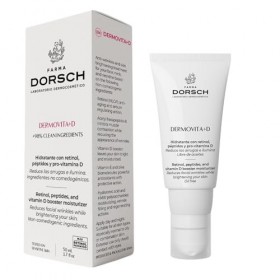 FARMA DORSCH - Hydratant Visage Femme Anti-âge Huile FREE Dermoite + D. Rétinol. Peptides, Pro Vitamine D. Crème anti-rides f