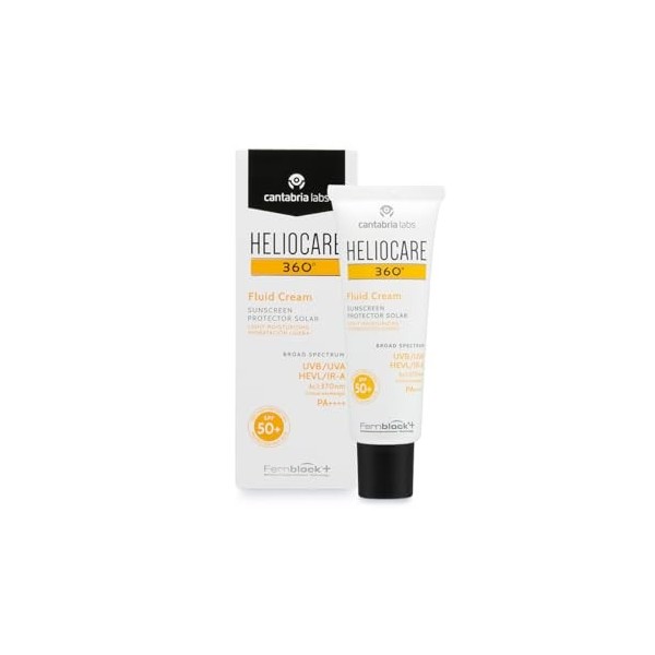 Heliocare 360 Spf50+ Fluid Cream Visage 50ml Crème Jour et Nuit