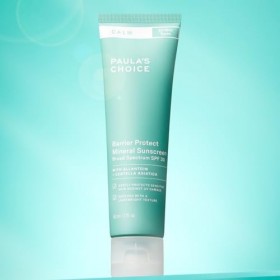 Paulas Choice CALM Crème de Jour Minérale Protectrice SPF 30 - Calme les Rougeurs & Prévient les Signes de Sensibilité - Pea