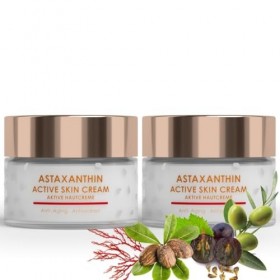 Green idea Crème pour le visage à lastaxanthine - Soin de la peau anti-âge bio - Crème antioxydante - Protection contre les 