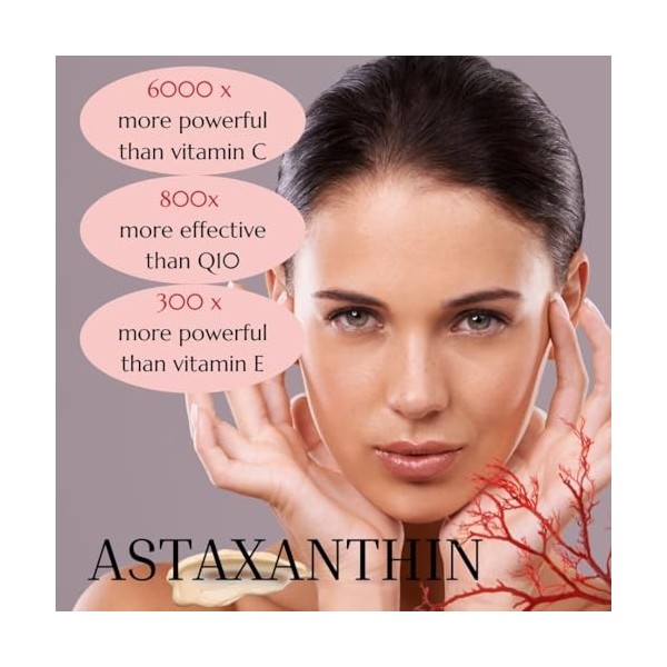 Green idea Crème pour le visage à lastaxanthine - Soin de la peau anti-âge bio - Crème antioxydante - Protection contre les 