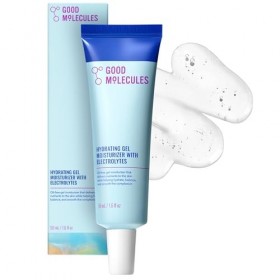 Good Molecules Gel hydratant – Hydratant pour le visage sans huile pour peaux grasses avec électrolytes ultra hydratants pour