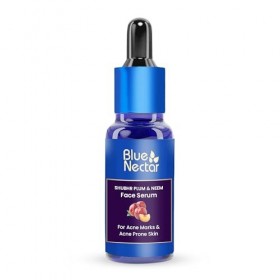 Blue Nectar Sérum visage prune pour lacné et les marques | Solution sans huile pour peaux grasses | Minimise les pores et la