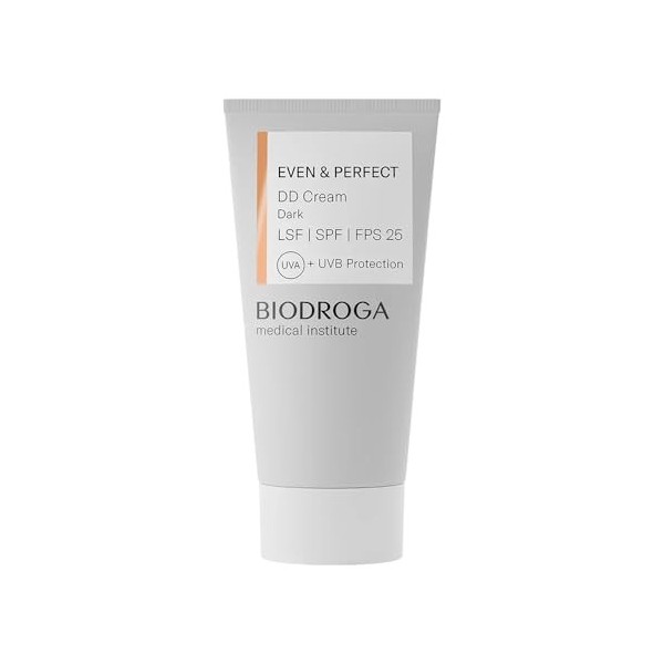 BIODROGA Medical Institute Even & Perfect DD Cream Dark SPF 25 Crème pour le visage, optimisation du teint, protection UV, ma