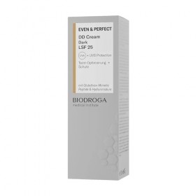 BIODROGA Medical Institute Even & Perfect DD Cream Dark SPF 25 Crème pour le visage, optimisation du teint, protection UV, ma
