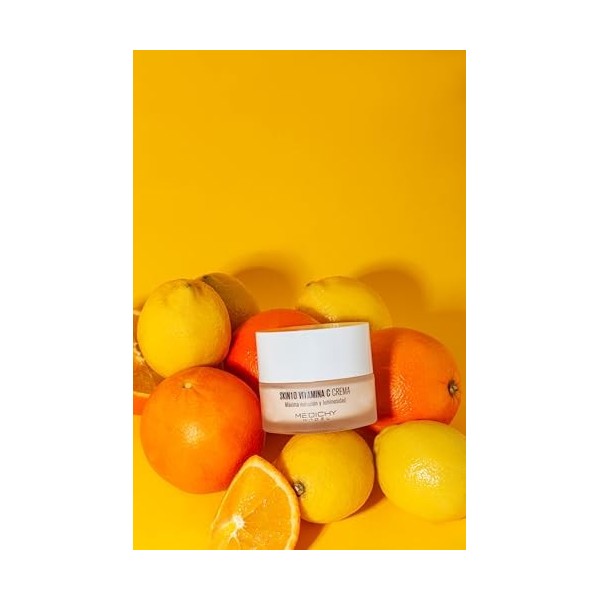 MEDICHY MODEL - Skin10 Vitamin C Cream - Hydratant et éclaircissant - Formule antioxydante et anti-âge - Peau radieuse et lis