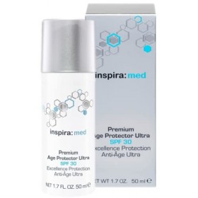 inspira: cosmetics Med Premium Protection anti-âge contre les rayons UV pour atténuer les taches de vieillissement 50 ml