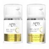 APIS RE-VIT C Home Care Set : crème avec rétinolème, WITAMINE C et SPF 15 | Crème hydratante et crème pour le visage pour pea